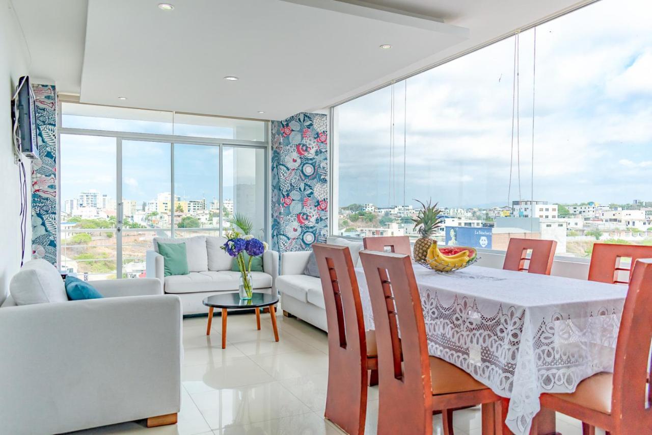 15 ACQUALINA OCEAN VIEW&POOL 2 Dormitorios 1 bano Capacidad 7 personas Barrio Umina Manta Exterior foto