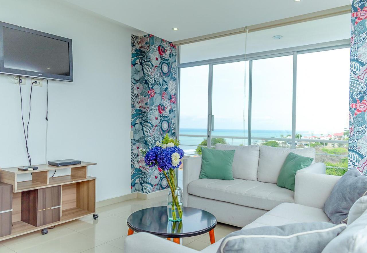 15 ACQUALINA OCEAN VIEW&POOL 2 Dormitorios 1 bano Capacidad 7 personas Barrio Umina Manta Exterior foto